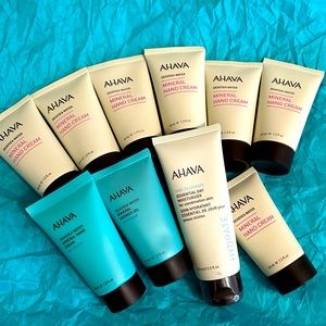 New AHAVA Essential Day Moisturizer Hydrate Skin 2.5 oz & Mineral Creams 9.1 oz